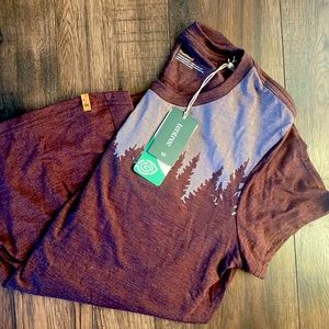 NWT Women TenTree Juniper T-shirt Mulbery Heather Size L